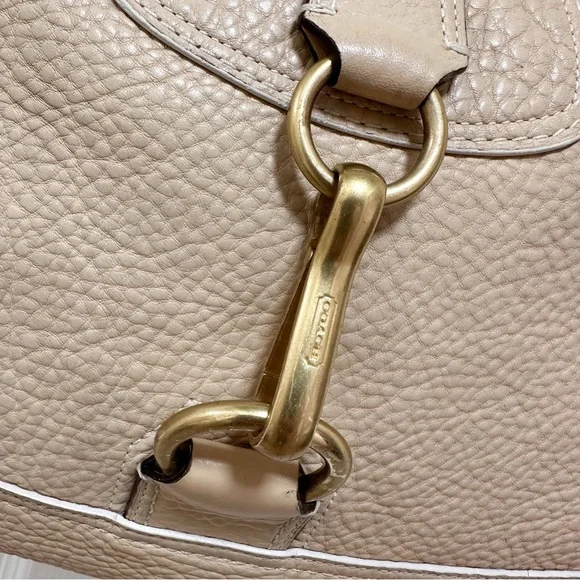 Coach Hamptons Pebble Leather Slim Hobo Shoulder Bag Vintage Y2K - Picture 11 of 15